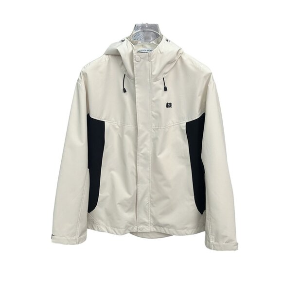 Kolon Sport Black And White Hooded Jacket - Picture 1 of 8